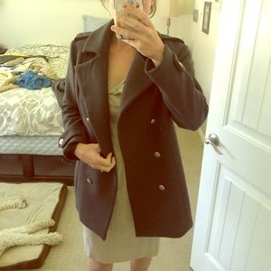 Dark Olive H&M Peacoat